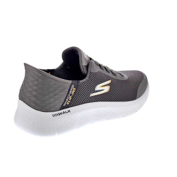 Zapatillas Skechers zapatos Hombre modelo Slip-ins Go Walk Flex Verde Elástico