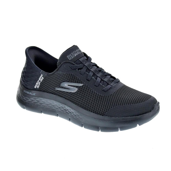 Zapatillas Skechers zapatos Mujer modelo Slip-ins Go Walk Flex Negro Elástico