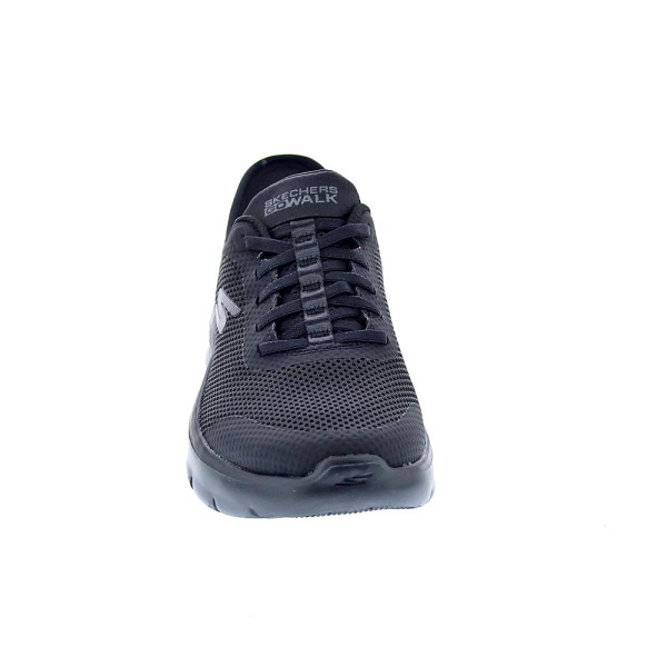 Zapatillas Skechers zapatos Mujer modelo Slip-ins Go Walk Flex Negro Elástico