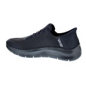 Zapatillas Skechers zapatos Mujer modelo Slip-ins Go Walk Flex Negro Elástico