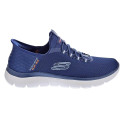 Zapatillas Skechers zapatos Hombre modelo Slip-ins Summits High Azul Elástico