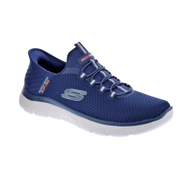 Zapatillas Skechers zapatos Hombre modelo Slip-ins Summits High Azul Elástico