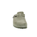 Zuecos Birkenstock zapatos Mujer modelo Suede Leather Verde 