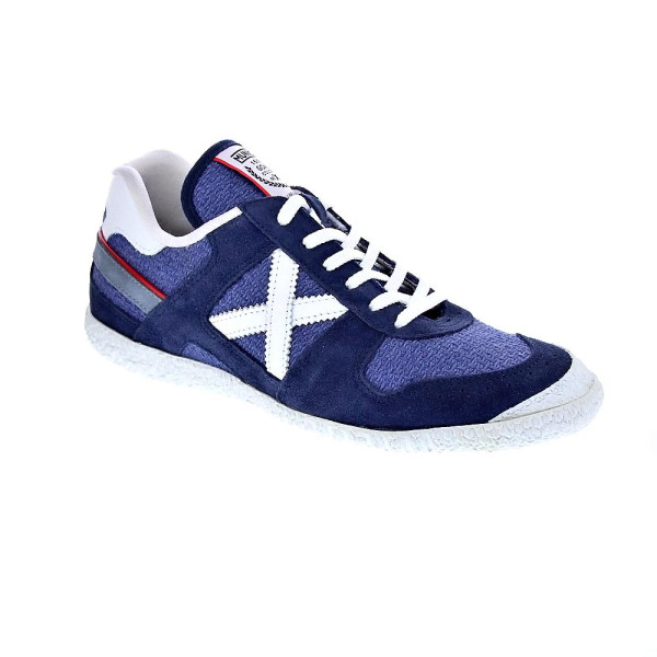 Zapatillas Munich zapatos Hombre modelo Goal 1582 Azul Cordón