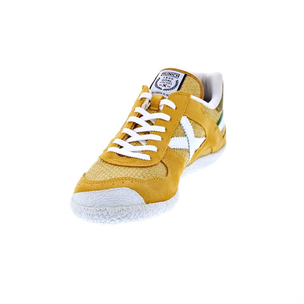 Zapatillas Munich zapatos Hombre modelo Goal 1583 Amarillo Cordón