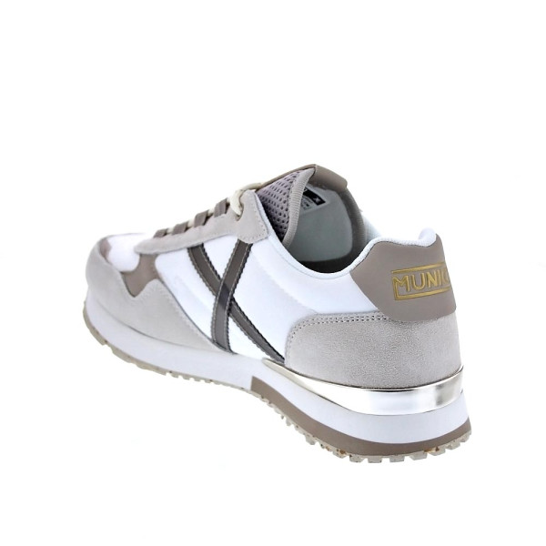 Zapatillas Munich zapatos Mujer modelo Sunset 47 Blanco Cordón