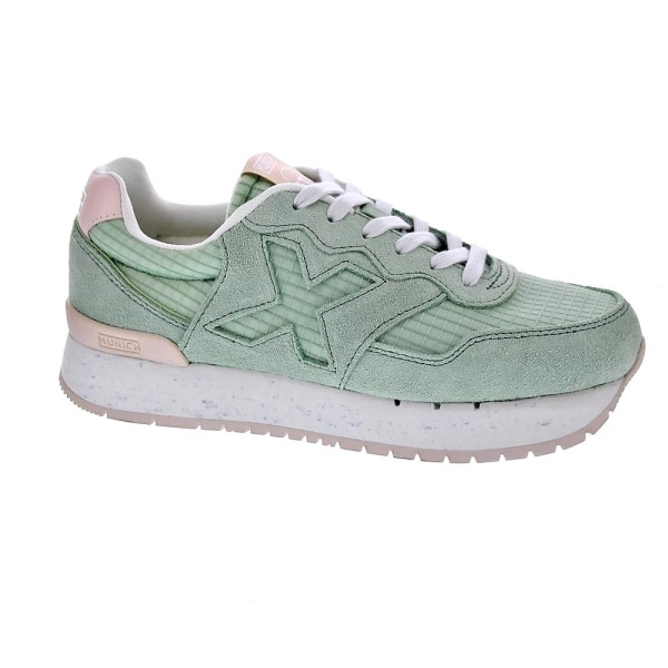 Zapatillas Munich zapatos Mujer modelo Dash Sky 21 Verde Cordón