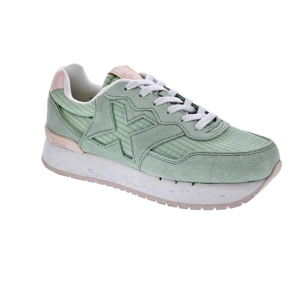 Zapatillas Munich zapatos Mujer modelo Dash Sky 21 Verde Cordón