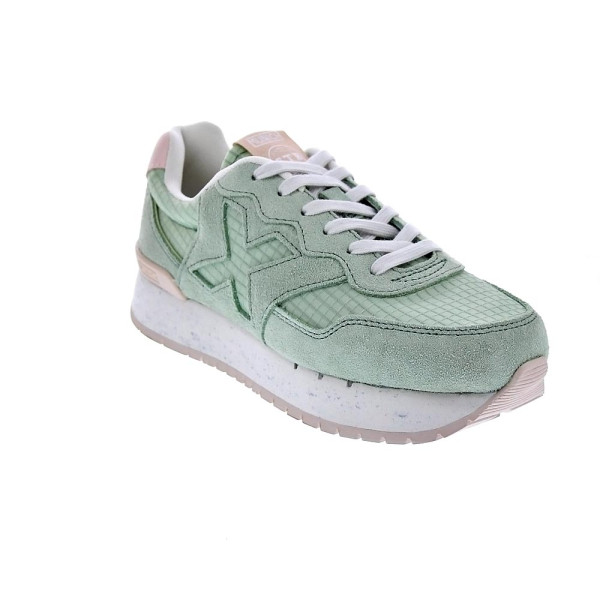 Zapatillas Munich zapatos Mujer modelo Dash Sky 21 Verde Cordón