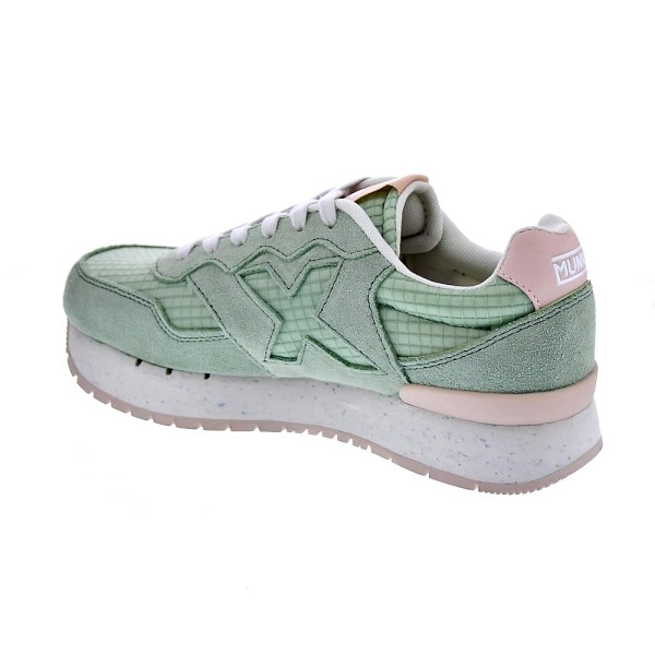 Zapatillas Munich zapatos Mujer modelo Dash Sky 21 Verde Cordón