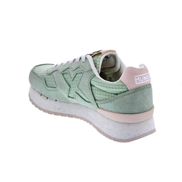 Zapatillas Munich zapatos Mujer modelo Dash Sky 21 Verde Cordón