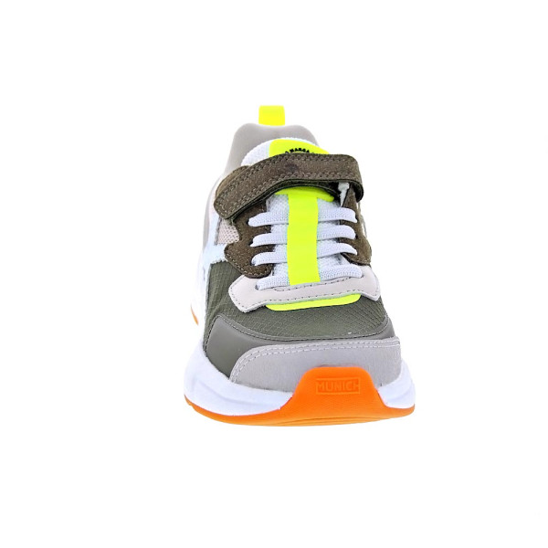 Zapatillas Munich zapatos Niño modelo Mini Track Vco 91 Verde Velcro