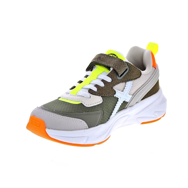Zapatillas Munich zapatos Niño modelo Mini Track Vco 91 Verde Velcro