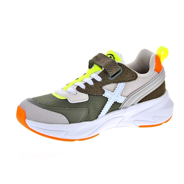 Zapatillas Munich zapatos Niño modelo Mini Track Vco 91 Verde Velcro
