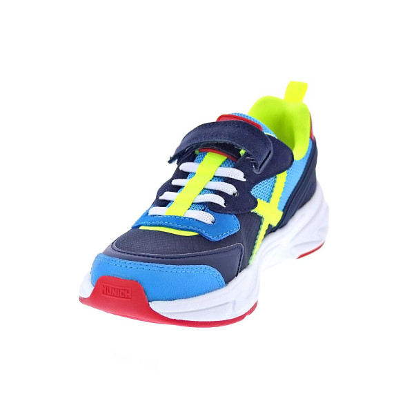 Zapatillas Munich zapatos Niño modelo Mini Track Vco 94 Azul Velcro