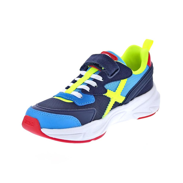 Zapatillas Munich zapatos Niño modelo Mini Track Vco 94 Azul Velcro