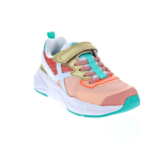 Zapatillas Munich zapatos Niña modelo Mini Track Vco 91 Rosa Velcro