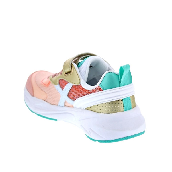 Zapatillas Munich zapatos Niña modelo Mini Track Vco 91 Rosa Velcro