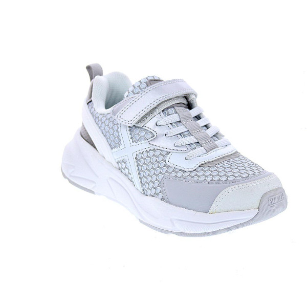 Zapatillas Munich zapatos Niña modelo Mini Track Vco 92 Plata Velcro