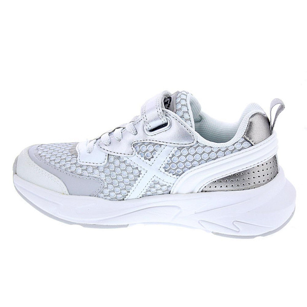 Zapatillas Munich zapatos Niña modelo Mini Track Vco 92 Plata Velcro