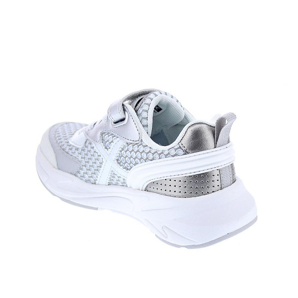 Zapatillas Munich zapatos Niña modelo Mini Track Vco 92 Plata Velcro