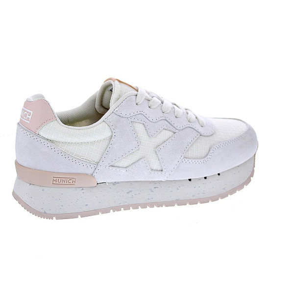 Zapatillas Munich zapatos Mujer modelo Dash Sky 20 Blanco Cordón