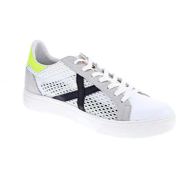 Zapatillas Munich zapatos Hombre modelo Rete 89 Blanco Cordón