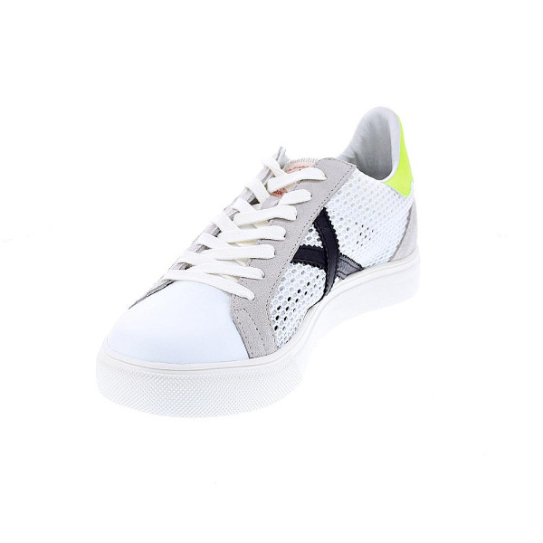 Zapatillas Munich zapatos Hombre modelo Rete 89 Blanco Cordón