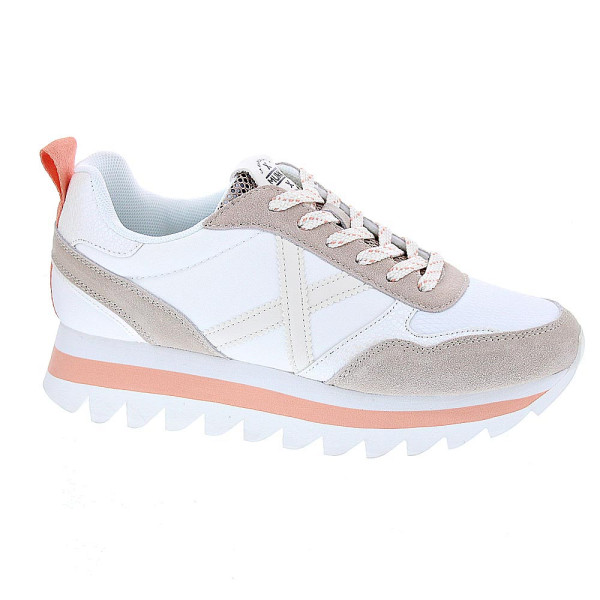 Zapatillas Munich zapatos Mujer modelo Ripple 58 Blanco Cordón
