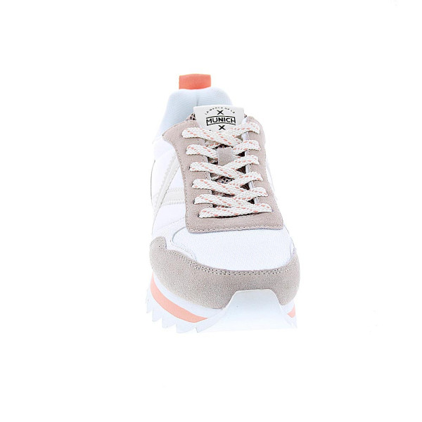 Zapatillas Munich zapatos Mujer modelo Ripple 58 Blanco Cordón