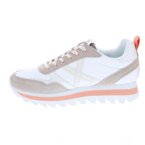 Zapatillas Munich zapatos Mujer modelo Ripple 58 Blanco Cordón