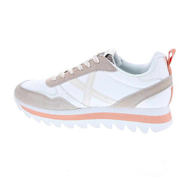 Zapatillas Munich zapatos Mujer modelo Ripple 58 Blanco Cordón