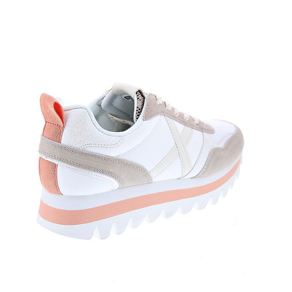 Zapatillas Munich zapatos Mujer modelo Ripple 58 Blanco Cordón