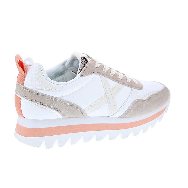 Zapatillas Munich zapatos Mujer modelo Ripple 58 Blanco Cordón