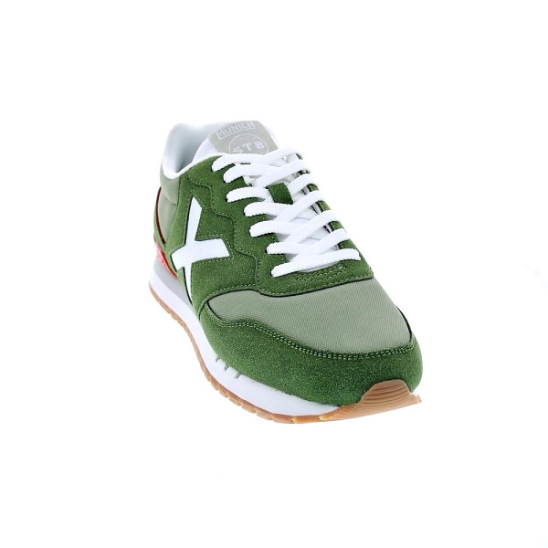 Zapatillas Munich zapatos Hombre modelo Dash 224 Verde Cordón