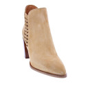 Botines Alpe zapatos Mujer modelo 50331160 Beige Cremallera