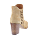 Botines Alpe zapatos Mujer modelo 50331160 Beige Cremallera