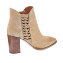 Botines Alpe zapatos Mujer modelo 50331160 Beige Cremallera