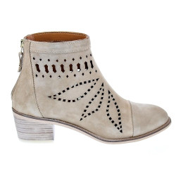 Botines Alpe zapatos Mujer modelo 50531108 Beige Cremallera