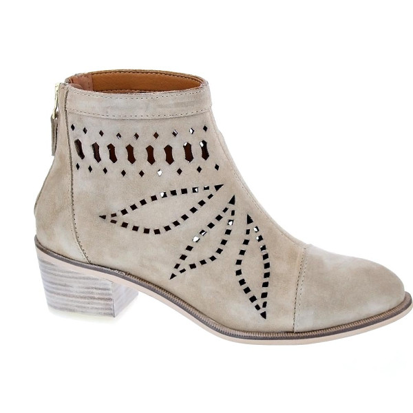 Botines Alpe zapatos Mujer modelo 50531108 Beige Cremallera