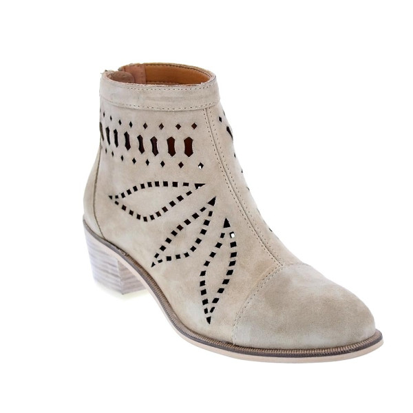 Botines Alpe zapatos Mujer modelo 50531108 Beige Cremallera
