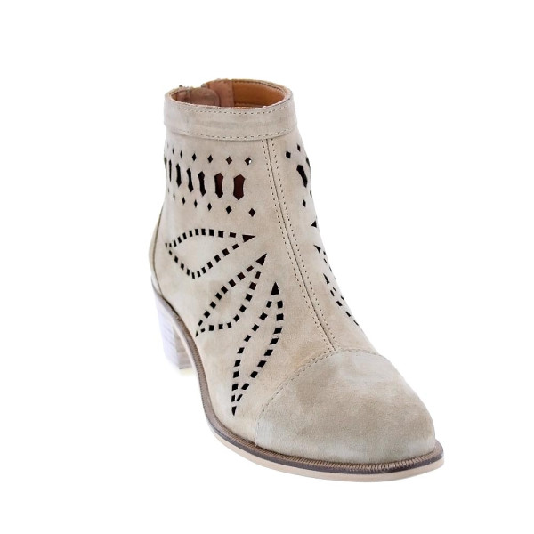 Botines Alpe zapatos Mujer modelo 50531108 Beige Cremallera