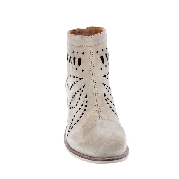 Botines Alpe zapatos Mujer modelo 50531108 Beige Cremallera