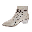 Botines Alpe zapatos Mujer modelo 50531108 Beige Cremallera