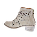 Botines Alpe zapatos Mujer modelo 50531108 Beige Cremallera