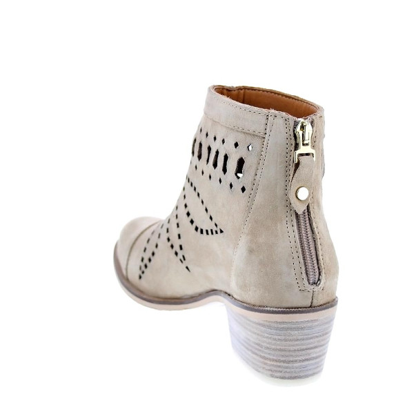 Botines Alpe zapatos Mujer modelo 50531108 Beige Cremallera