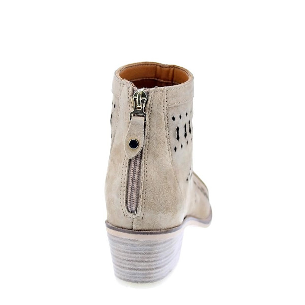 Botines Alpe zapatos Mujer modelo 50531108 Beige Cremallera