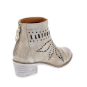 Botines Alpe zapatos Mujer modelo 50531108 Beige Cremallera