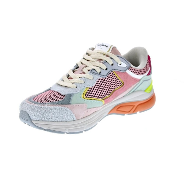 Zapatillas Pepe Jeans zapatos Mujer modelo Dave Rise Multicolor Cordón