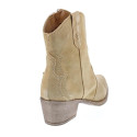 Botines Tamaris zapatos Mujer modelo 25702 Beige Cremallera